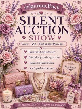 Silent Auction Show Flyer